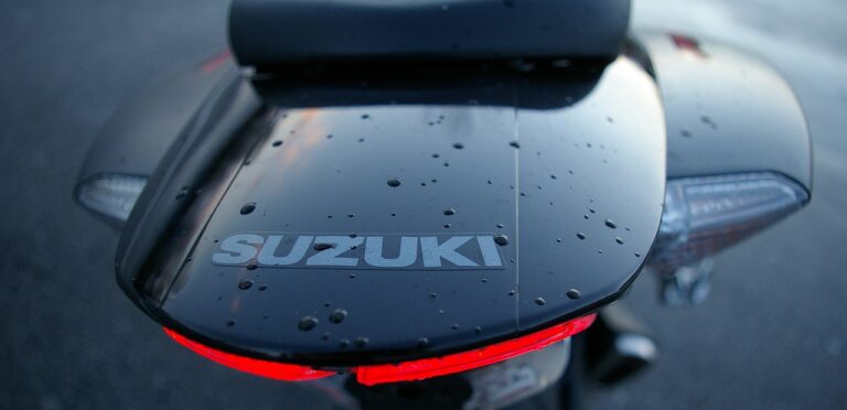 suzuki, motorcycle, detail shot