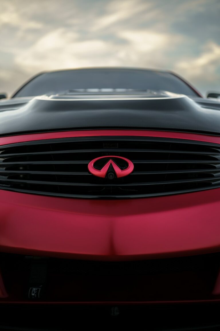 the front of a car